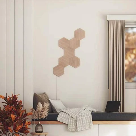 Ảnh minh họa Đèn thông minh Nanoleaf Elements Lục Giác 7 miếng 2