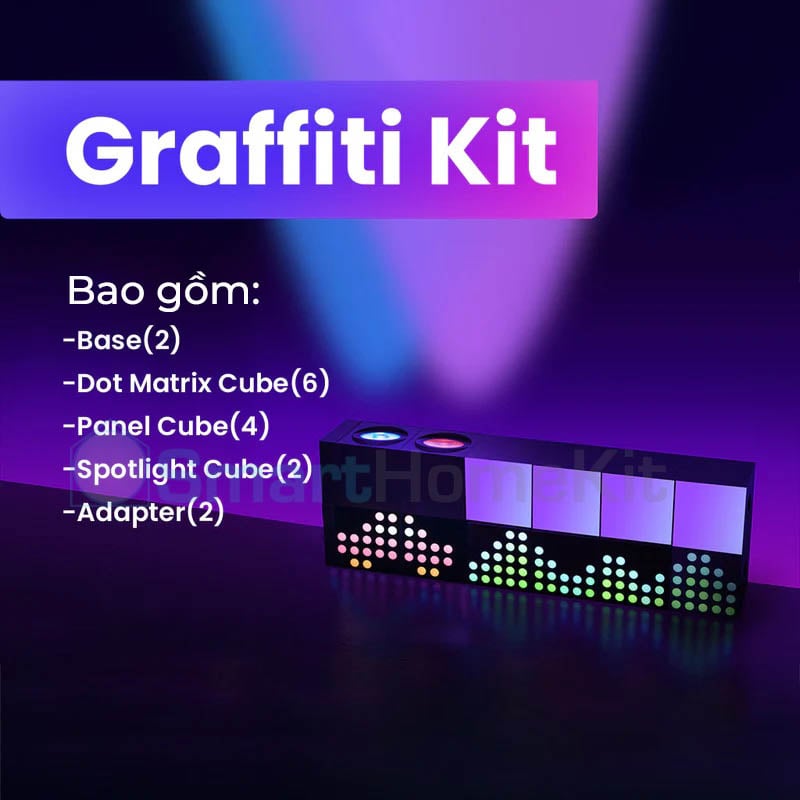 Ảnh minh họa Đèn thông minh Yeelight Smart Cube Kit 3