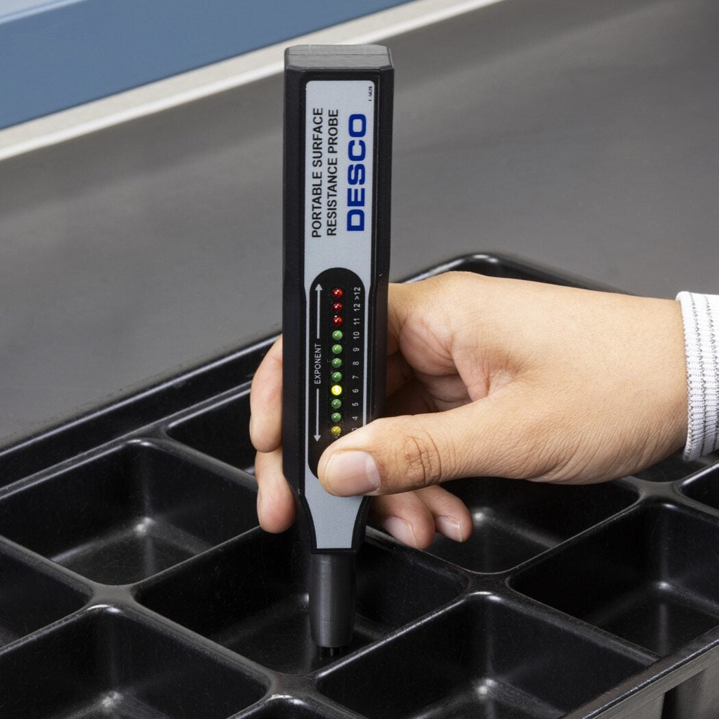 DESCO 19301 thiết bị kiểm tra điểm điện trở bề mặt 10³ ~ 10¹² ohms