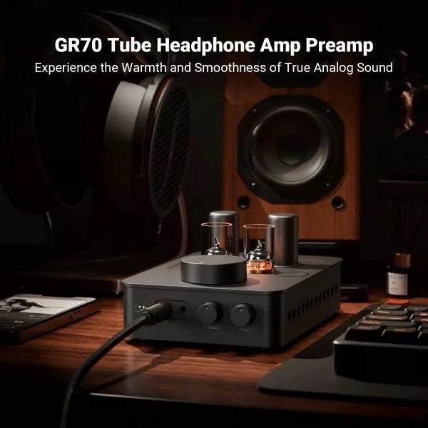 Ảnh minh họa Desktop AMP Kiêm Preamp Fosi GR70 2