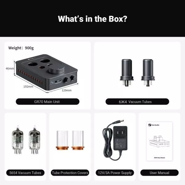 Ảnh minh họa Desktop AMP Kiêm Preamp Fosi GR70 3