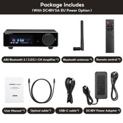  Desktop Bluetooth Speaker DAC/AMP AIYIMA A80 