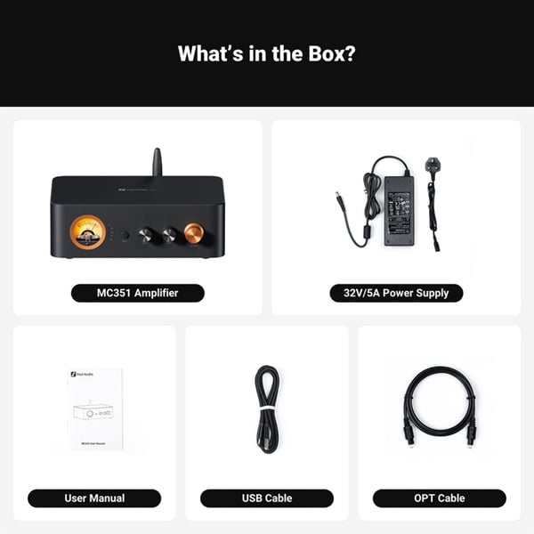 Desktop Bluetooth Speaker Dac Amp Fosi MC351