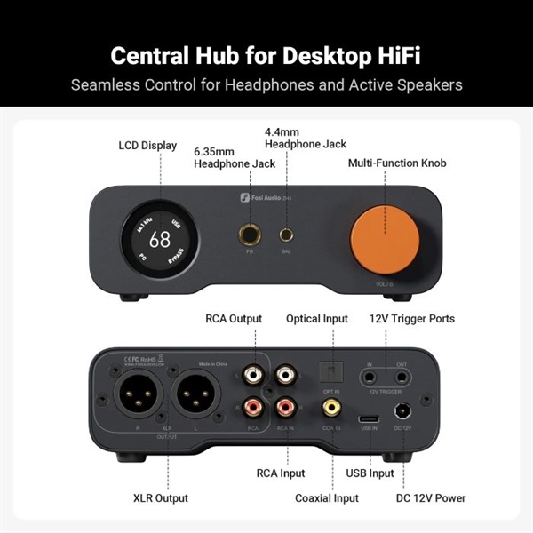 Ảnh minh họa Desktop DAC/AMP FOSI ZH3 1