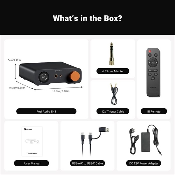 Desktop DAC/AMP FOSI ZH3