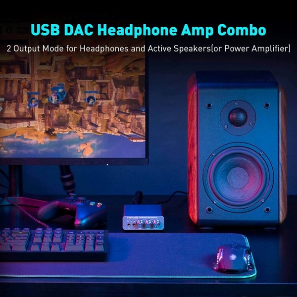 Ảnh minh họa Desktop Gaming Dac Amp Fosi K5 Pro 1