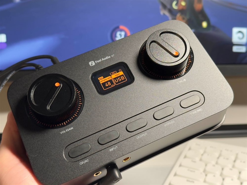Ảnh minh họa Desktop Gaming Dac Amp Fosi K7 3