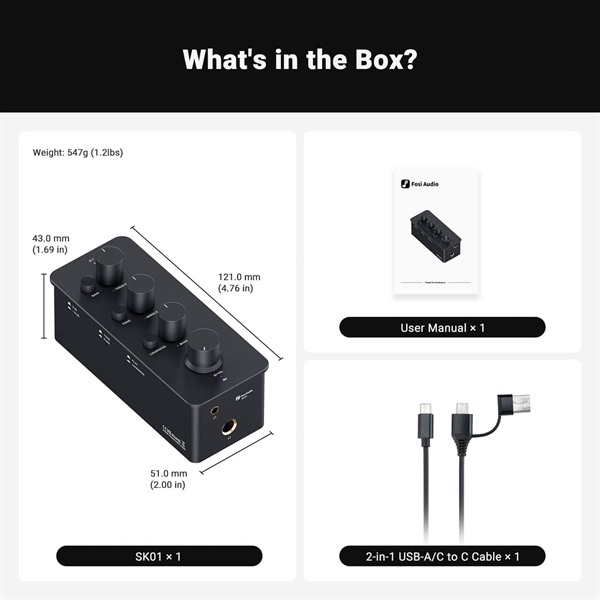 Desktop Pre Amp Fosi SK01