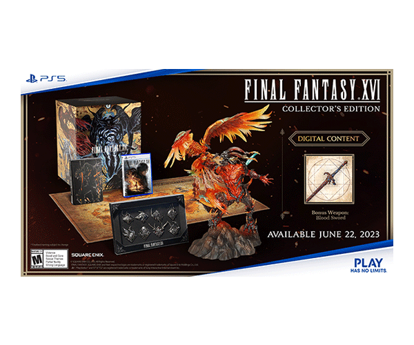 Đĩa PlayStation 5 Final Fantasy XVI collectors ECAS-00053M