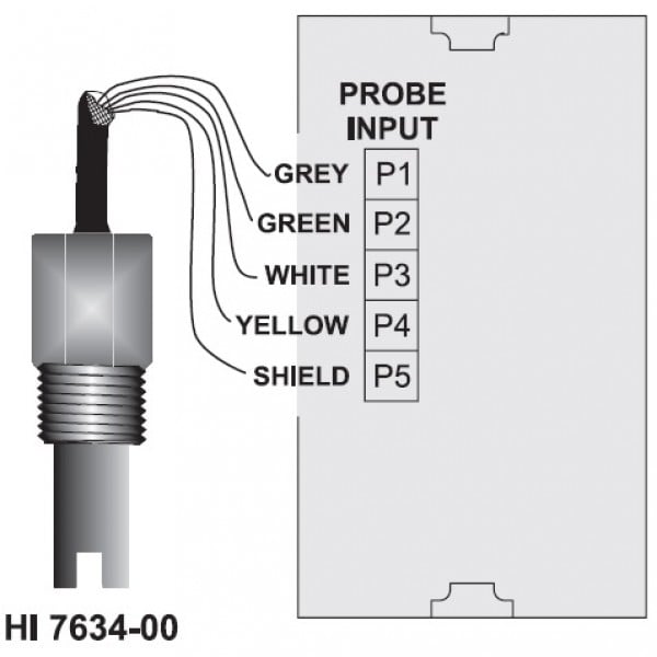 Ảnh minh họa Điện Cực EC/TDS (Thang Thấp) cáp 5m HI7634-00/5 3