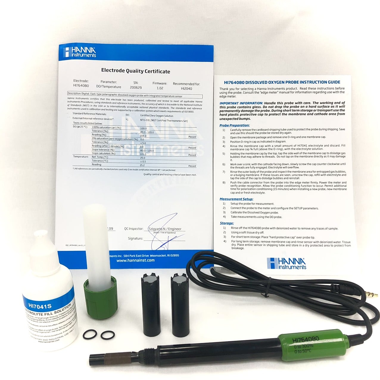 Ảnh minh họa Điện Cực Oxy Hòa Tan/Nhiệt Độ edge® HI764080 1