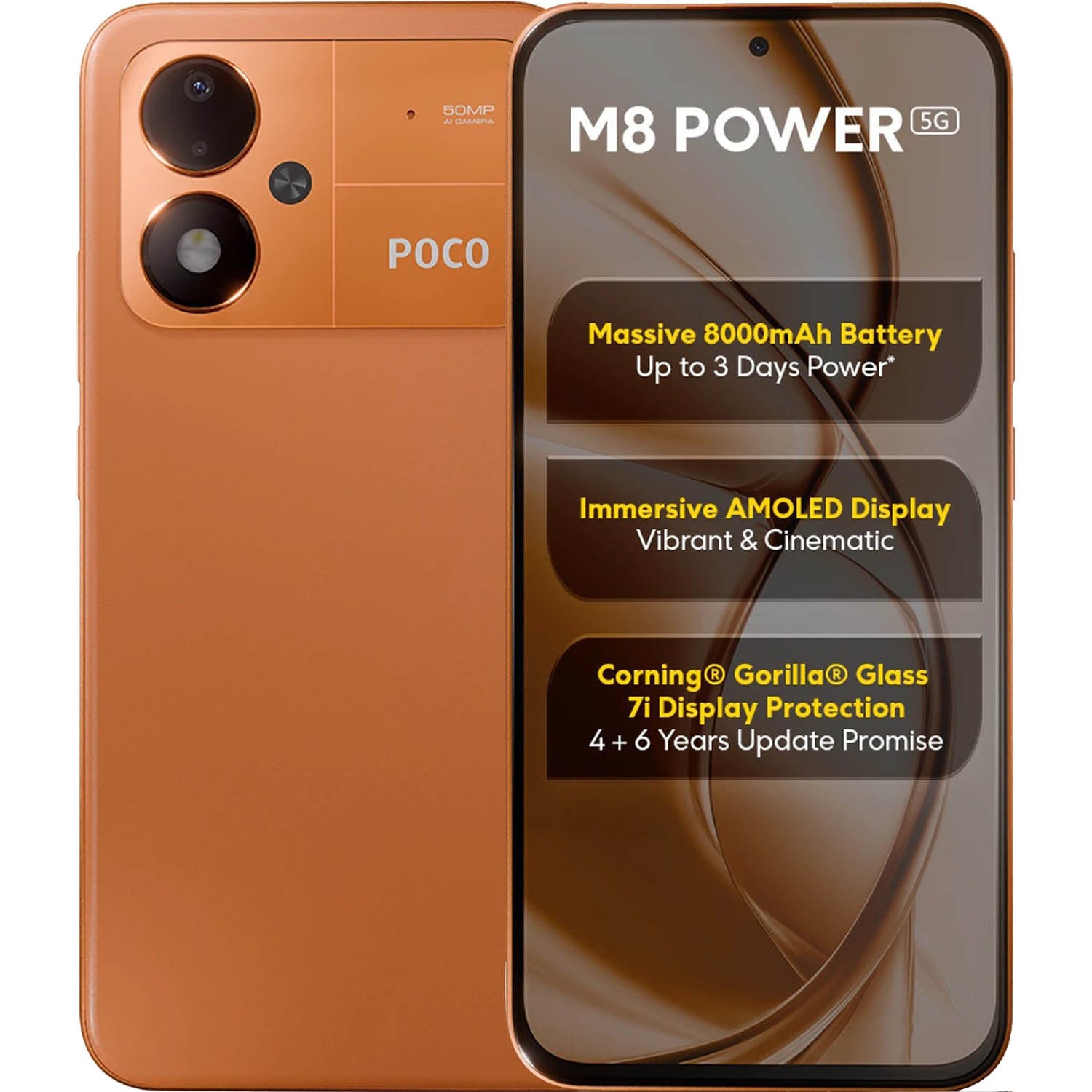 Điện thoại Xiaomi POCO M8 Power Chính hãng (Pin 8000mAh)