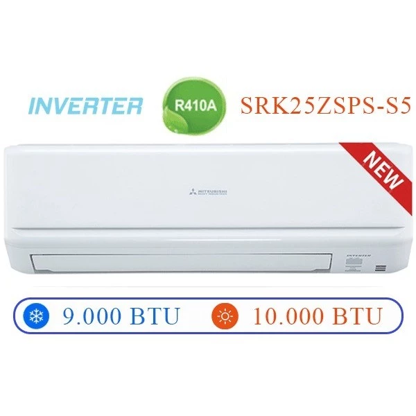Điều hòa 2 chiều Mitsubishi SRK/SRC25ZSPS-W5 9.000 BTU
