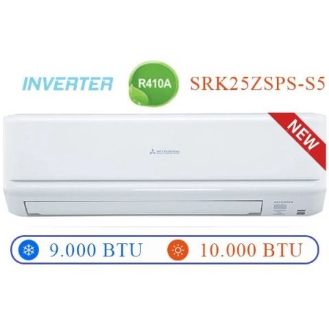 Điều hòa 2 chiều Mitsubishi SRK/SRC25ZSPS-W5 9.000 BTU