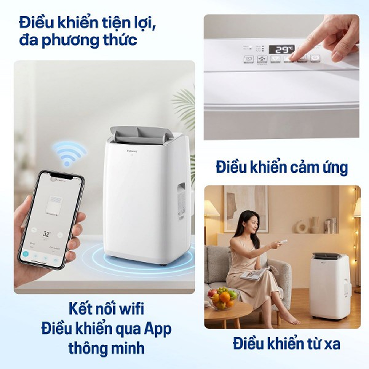 Ảnh minh họa Điều hoà di động Fujihome PAC12N 1