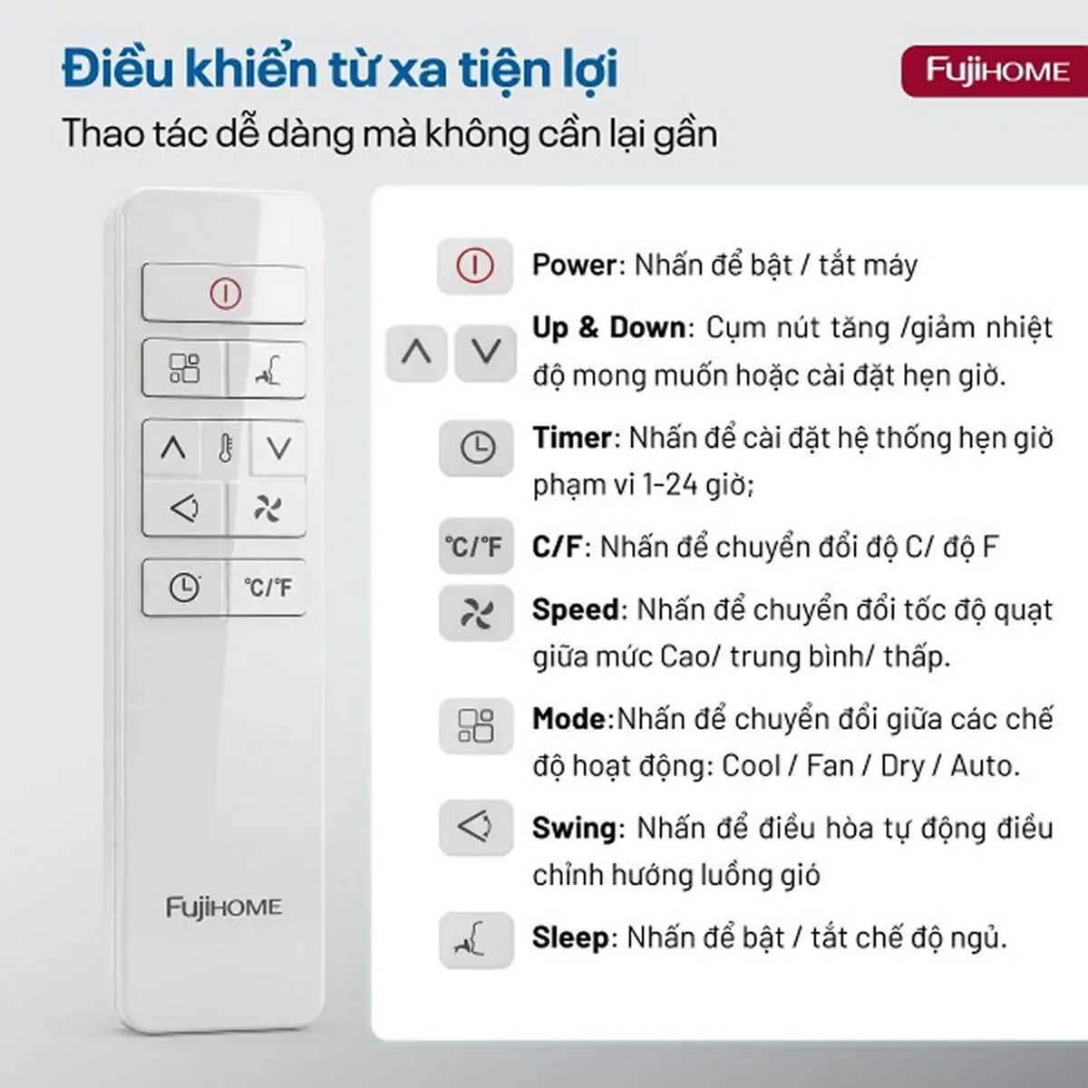 Ảnh minh họa Điều hoà di động Fujihome PAC14N 1