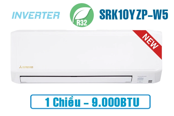 Điều hòa Mitsubishi Inverter 1 chiều 9.000 Btu SRK/SRC10YZP-W5