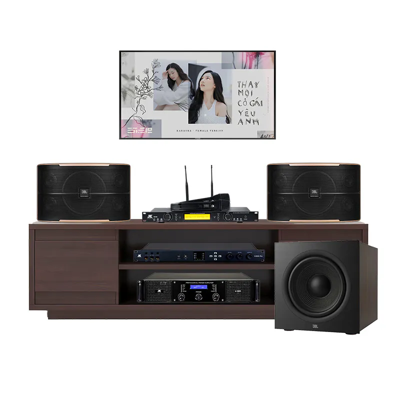 Dàn karaoke gia đình KGD209 (JBL Pasion 12, JKAudio H2600, X6000 Plus, K310, JBL Stage 220P)