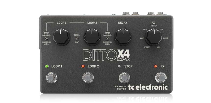 DITTO X4 LOOPER, Guitar Stompboxes Tc Electronic DITTO X4 LOOPER