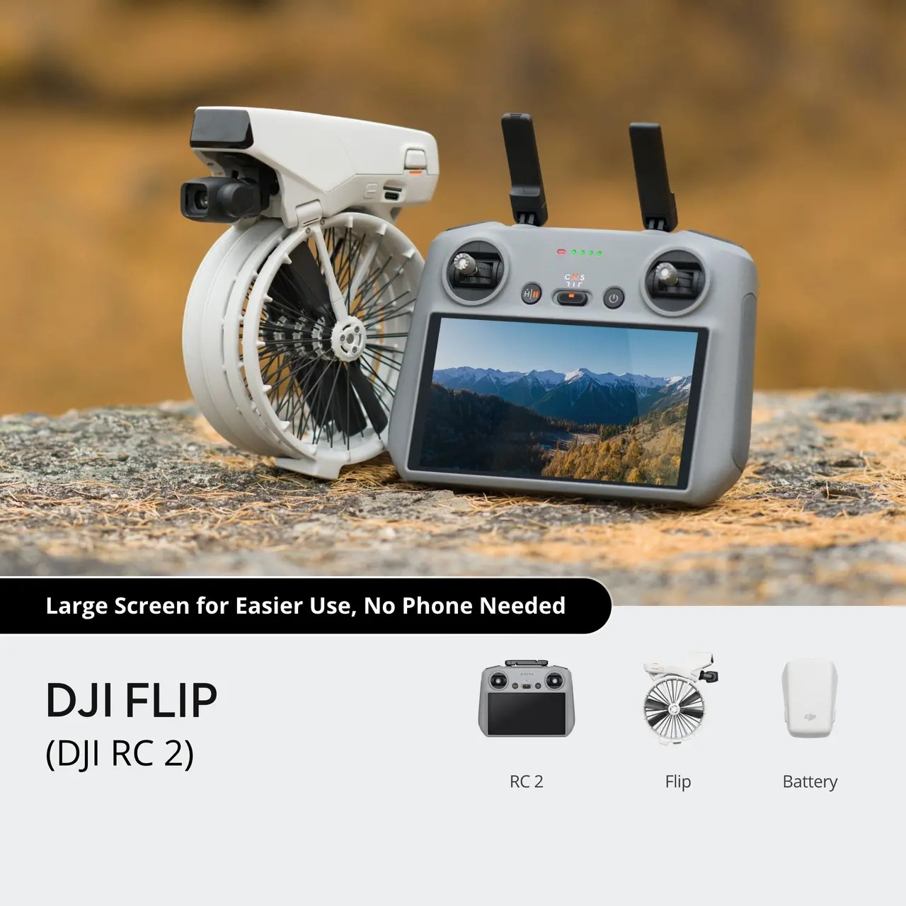 Ảnh minh họa DJI Flip (DJI RC 2) | Chính Hãng 1