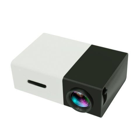 YG300 Black – Máy chiếu mini 400LM LED, hỗ trợ HDMI, AV, SD, USB, điều khiển từ xa