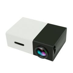  YG300 Black – Máy chiếu mini 400LM LED, hỗ trợ HDMI, AV, SD, USB, điều khiển từ xa 