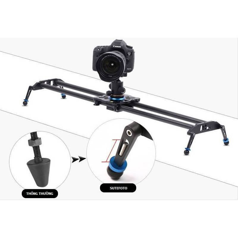 Ảnh minh họa Dolly Slider Cacbon Sutefoto SH12T 1