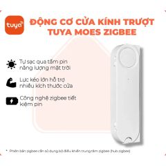  Động cơ cửa kính trượt zigbee Tuya Smart Life Moes 