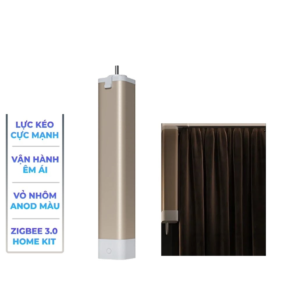 Ảnh minh họa Động cơ rèm Aqara C3 – Chịu tải tới 80Kg, hỗ trợ HomeKit 1
