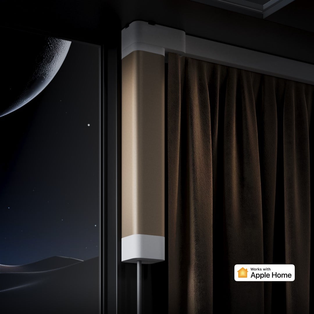 Ảnh minh họa Động cơ rèm Aqara C3 – Chịu tải tới 80Kg, hỗ trợ HomeKit 2