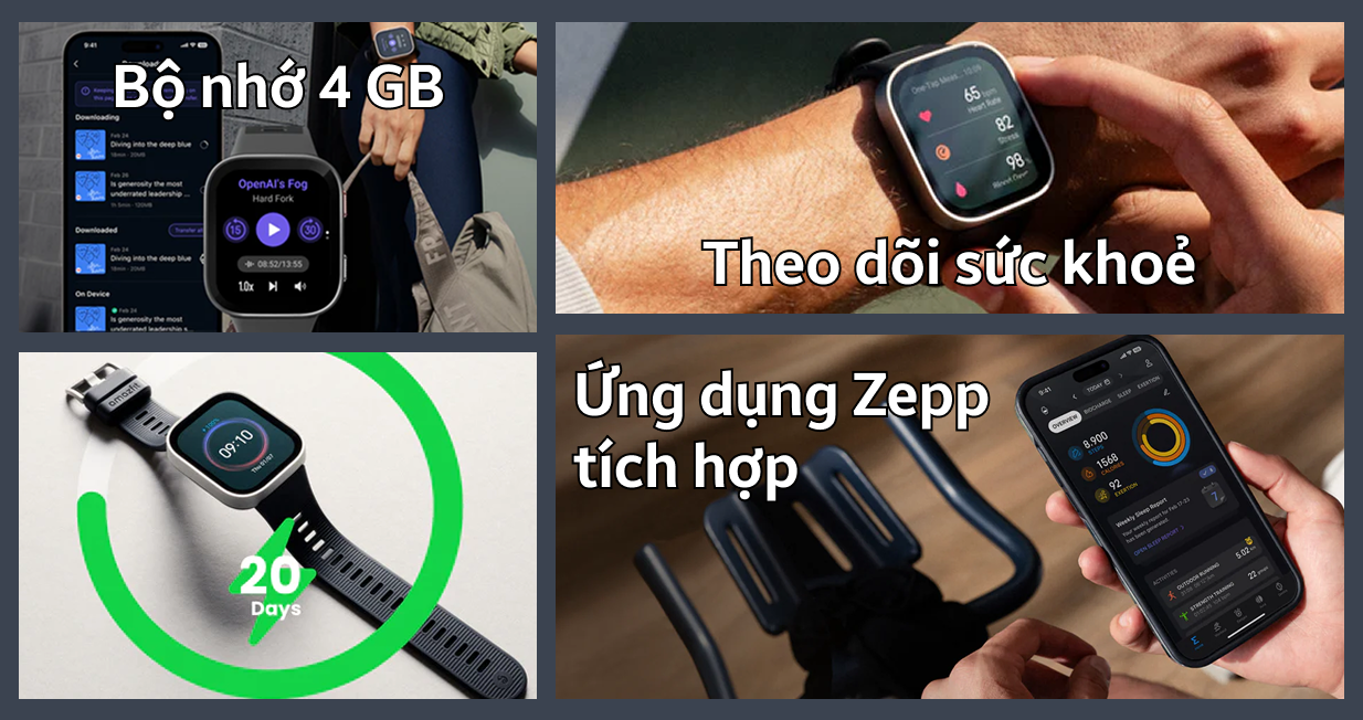 Ảnh minh họa Đồng hồ thông minh Amazfit Bip Max 1