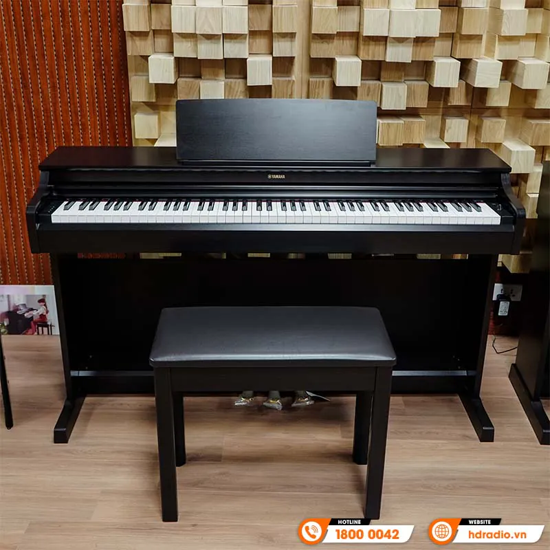 Ảnh minh họa Đàn Piano Yamaha YDP-166, 88 phím GrandTouch-E, 10 âm sắc, 192 đa âm, 353 bài hát tích hợp 1