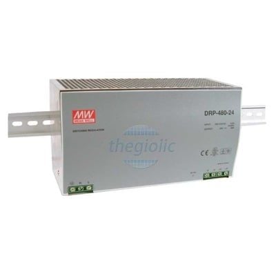 DRP-480-24 Nguồn Mean Well Gắn Ray 24V 20A