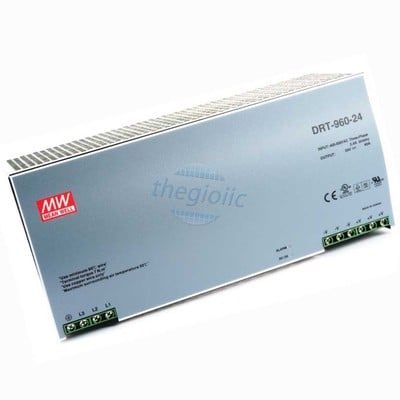 DRT-960-48 Nguồn Mean Well Gắn Ray 48V 20A