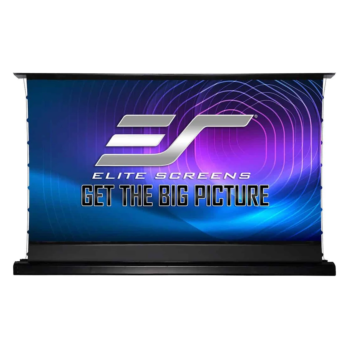 Màn chiếu Elite Screens Kestrel Tab-Tension Modular CLR 2 124 inch FTEM124H-CLR2 – Màn điện đặt sàn chống sáng cho UST