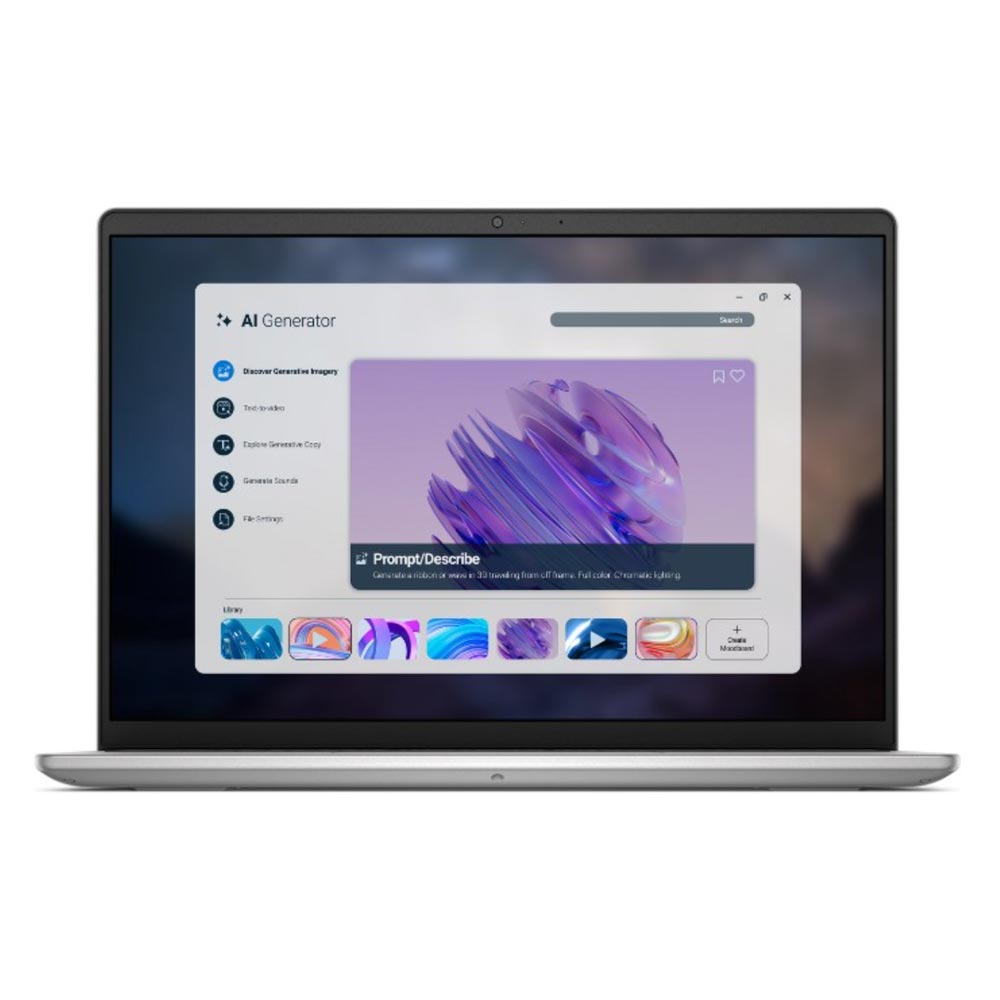 Ảnh minh họa Laptop Dell 14 DC14255 71100517 (Core 7 350/ 16GB/ 1TB SSD/ 14 inch WUXGA/ Win 11/ Office/ Platinium Silver/ 2Y) 1