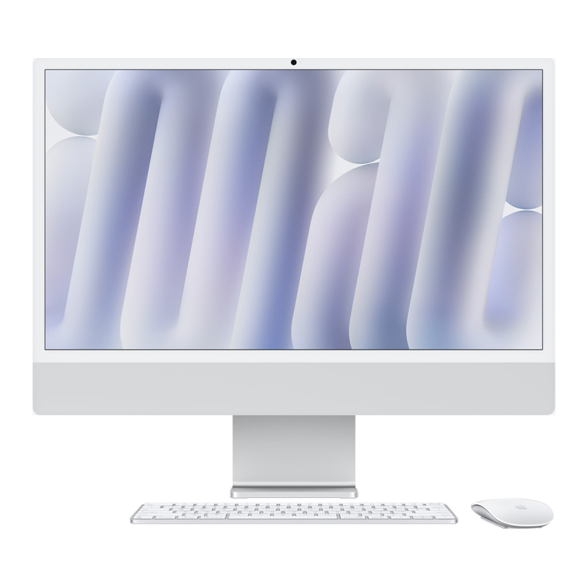 PC Apple iMac M4 (10 core CPU/10 core GPU/32GB RAM/1TB SSD/24 inch 4.5K/NUMKB/Silver) (Z1K1001RB)