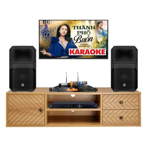 Dàn karaoke gia đình KGD89 (Electro voice Eviva 12P)