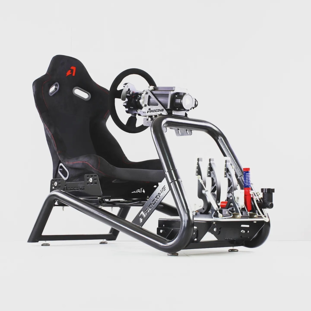 Ảnh minh họa Buồng giả lập lái xe mô phỏng APC RACING Game KS-D1 ( Khung , Ghế ,Giá đỡ pedal , cần số ) chưa kèm thiết bị điện tử khác 1