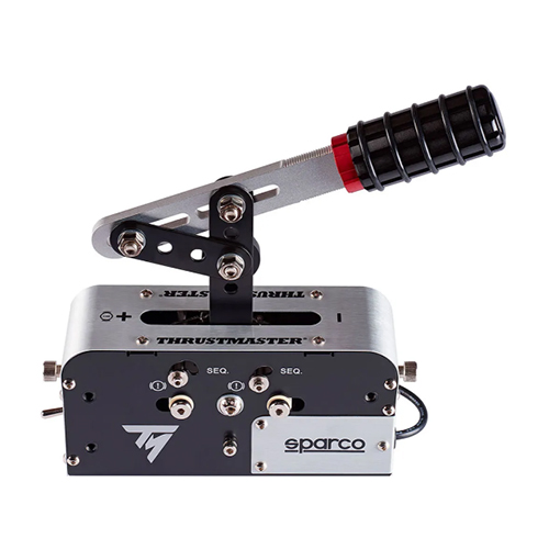 Ảnh minh họa Phanh tay kiêm cần số Sequence chơi game máy tính Thrustmaster TSS HANDBRAKE SPARCO MOD+ Thương hiệu Châu Âu 1