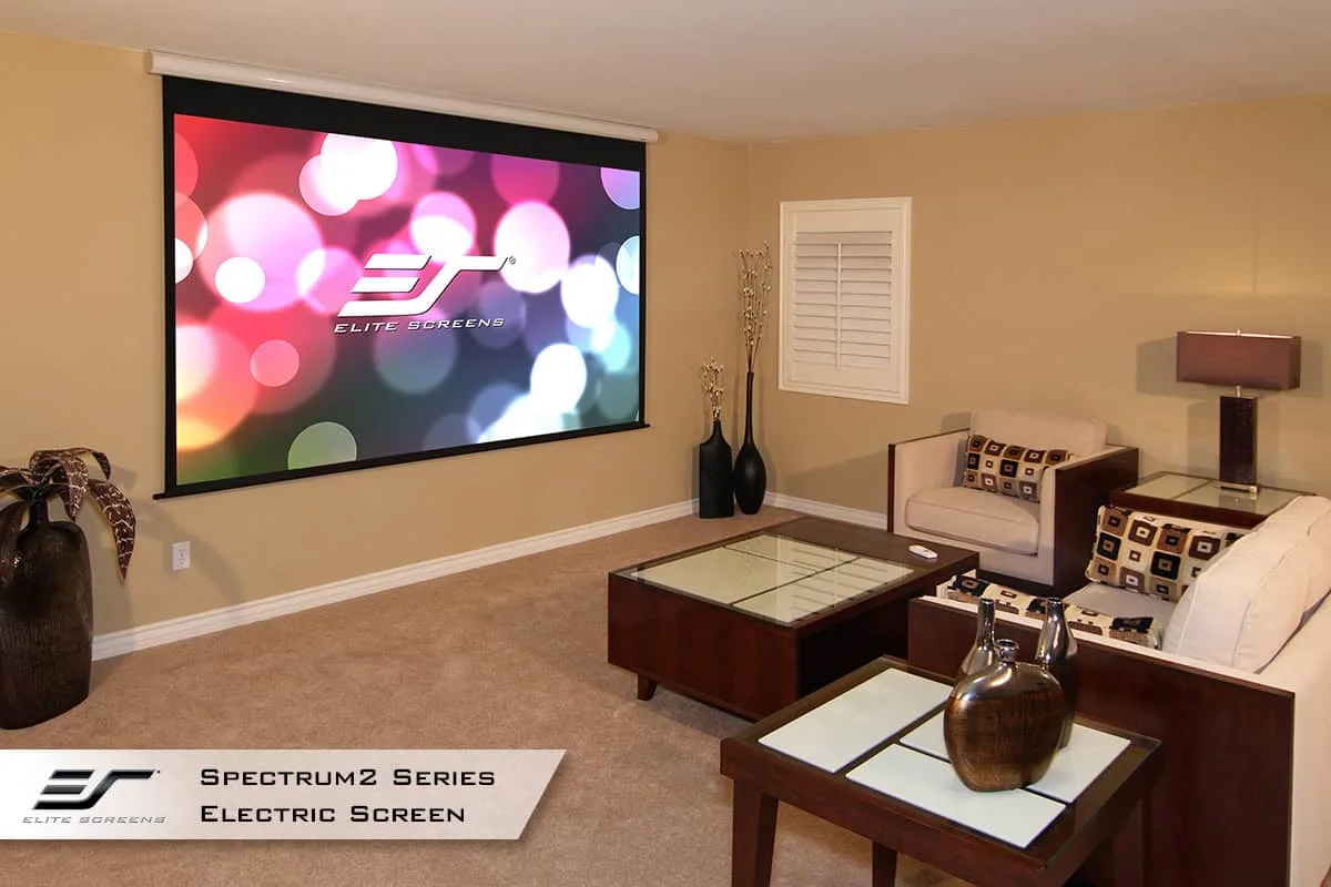 Ảnh minh họa Màn chiếu Elite Screens Spectrum 2 91 inch SPM91H-E12 – Màn chiếu điện sợi thủy tinh 1