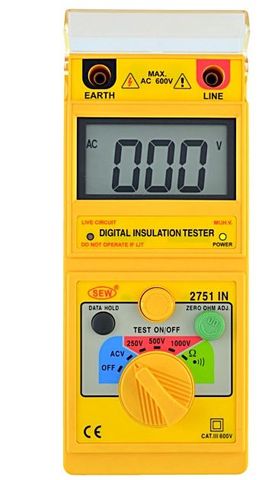 Đồng hồ đo điện trở cách điện hiển thị số SEW 2751IN