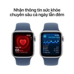  Apple Watch SE 2024 GPS Cellular 40mm Viền Nhôm Dây Cao Su S/M 