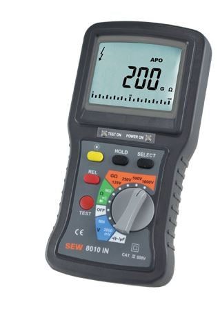 Máy đo điện trở cách điện hiển thị số SEW 8010 IN