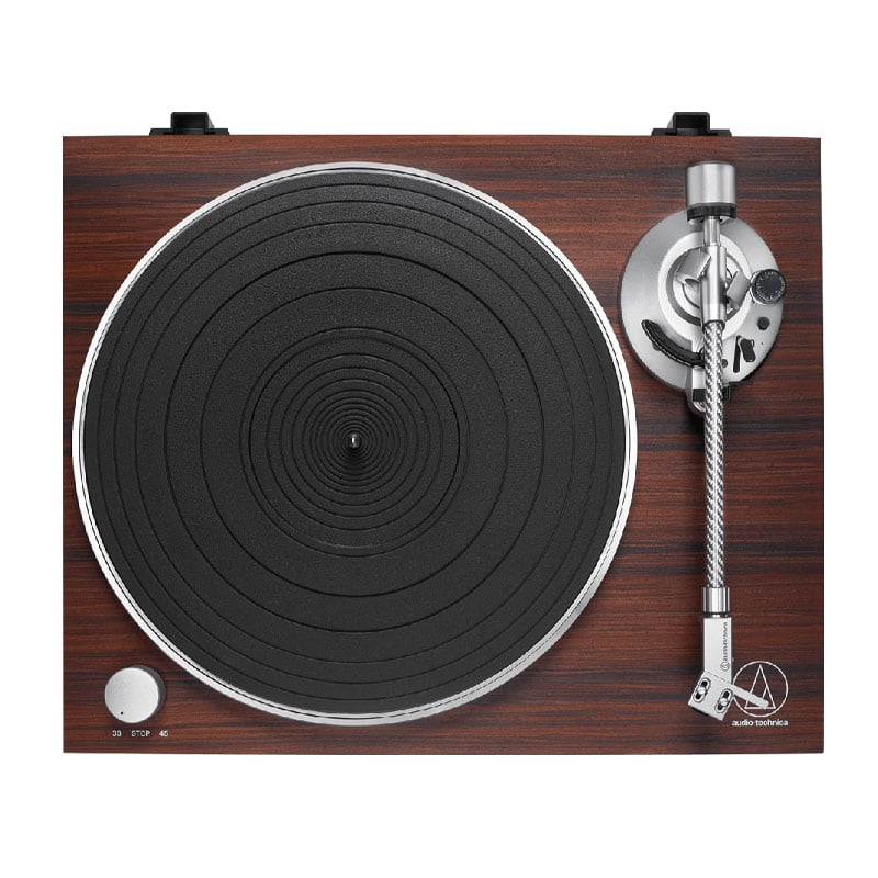 Ảnh minh họa Đầu đĩa than Audio Technica AT LPW50BTRW, Hộp mực MM AT-VM95E, RCA, Bluetooth (33 1/3, 45 RPM) 1