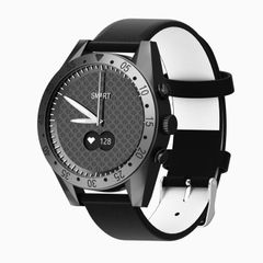  Đồng hồ thạch anh thông minh OLED T4M Leather Strap Black – Màn hình 0.49 inch, chống nước 30m, hỗ trợ đo nhịp tim & huyết áp 