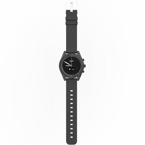 Đồng hồ thạch anh thông minh OLED T4M Silicone Strap Black – Màn hình 0.49 inch, chống nước 30m, hỗ trợ đo nhịp tim & huyết áp
