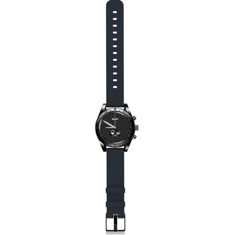 Đồng hồ thạch anh thông minh OLED T4M Silicone Strap Blue – Màn hình 0.49 inch, chống nước 30m, hỗ trợ đo nhịp tim & huyết áp