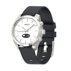  Đồng hồ T4W OLED 0,49 inch Silicone Strap Black – Thạch anh thông minh, IP30, Theo dõi sức khỏe 