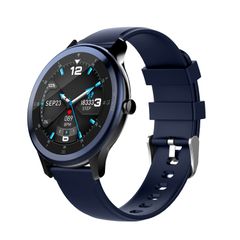  Đồng hồ G28 1,28 inch Blue Silicone – IP68, Theo dõi sức khỏe & Chu kỳ kinh nguyệt 